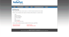Desktop Screenshot of pocketsoft.com
