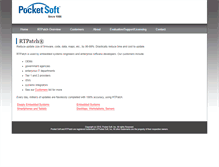 Tablet Screenshot of pocketsoft.com